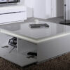 Logan White Gloss Coffee Table with Storage 5