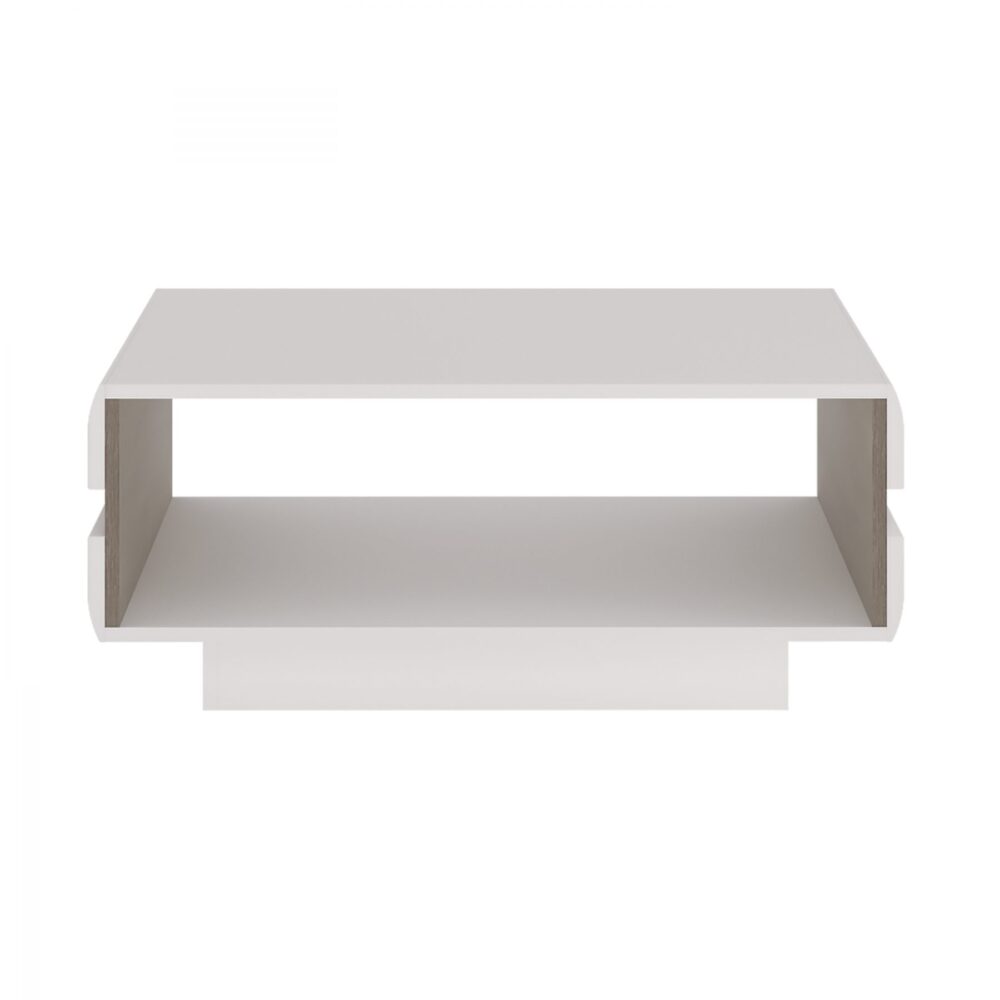 Block High White Gloss Coffee Table White Gloss from FADS