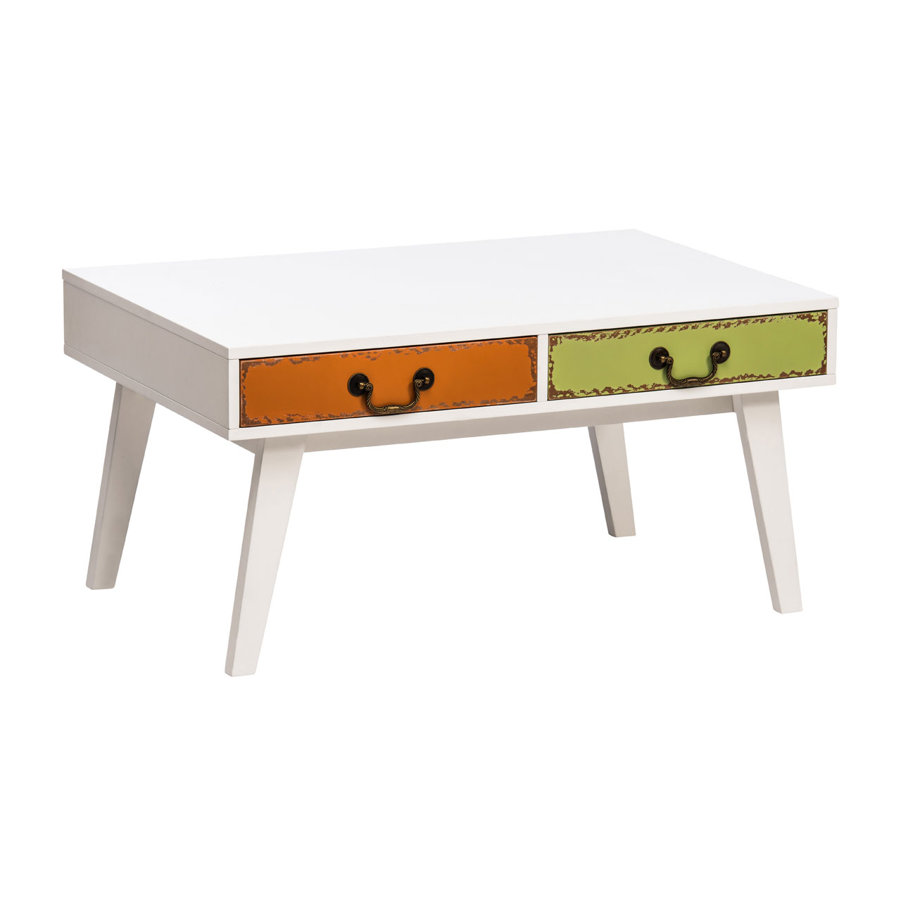 Aldo White & Multi Coloured Coffee Table | Coffee Tables from FADS