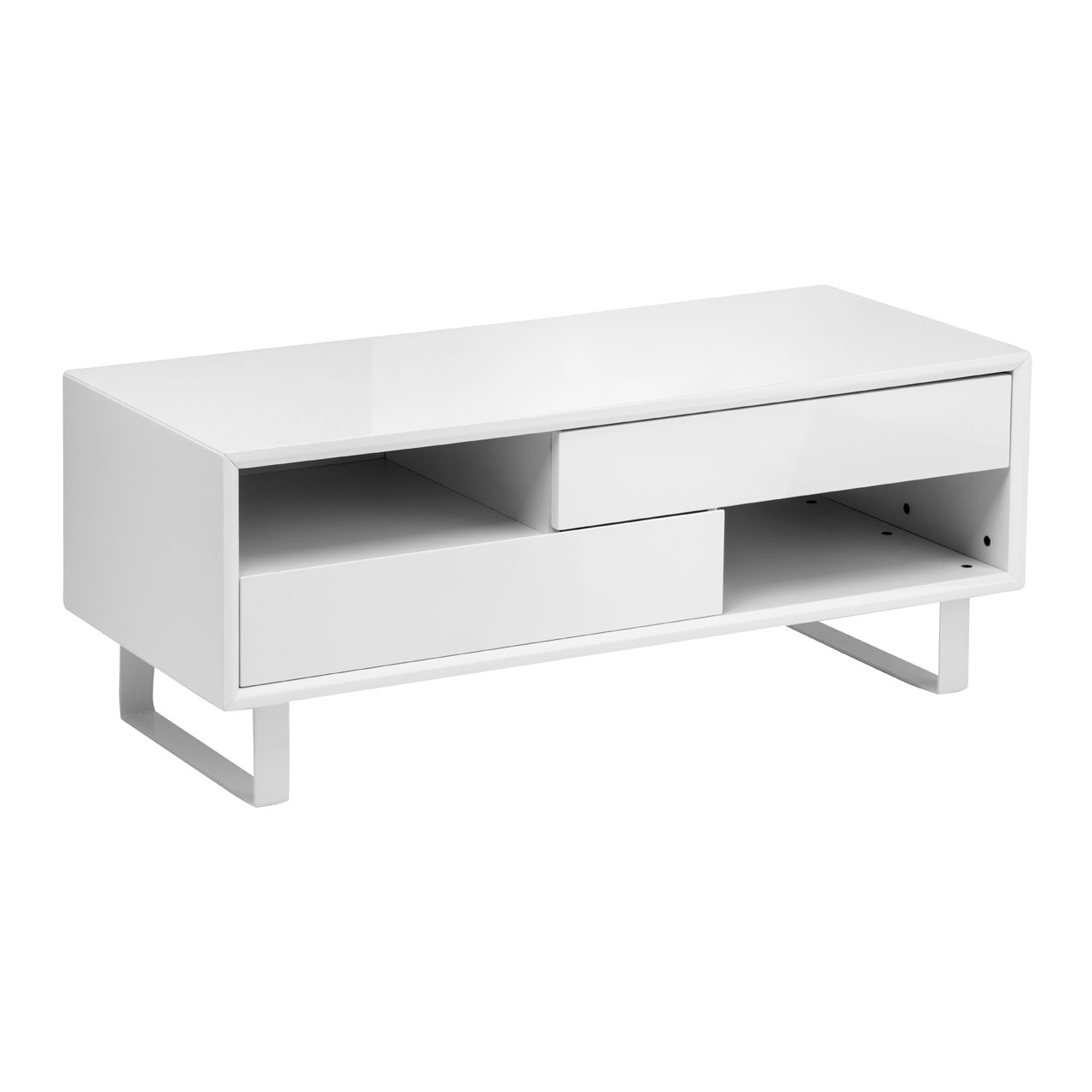 Block High White Gloss Coffee Table White Gloss From Fads