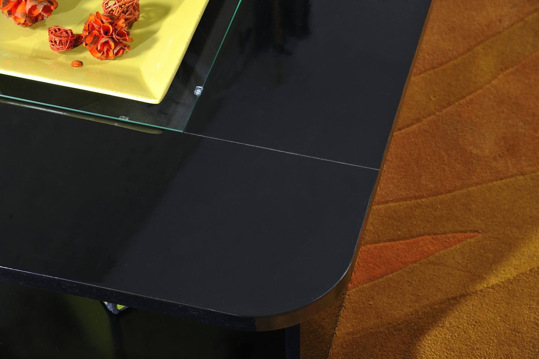 Floyd Black Coffee Table with Storage & LED Lights FADS Coffee Tables