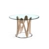 Dune Round Glass Dining Table