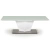 Essence White High Gloss & Frosted Glass Coffee Table