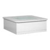 Floyd White High Gloss Coffee Table with Lights & Storage
