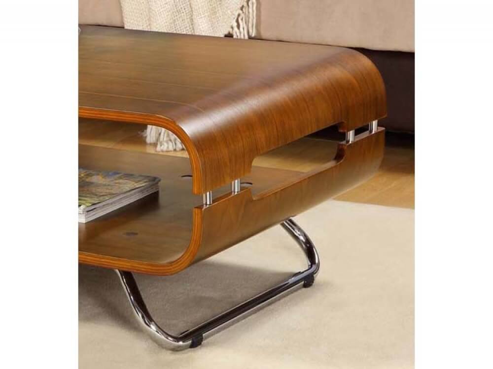Jual Curve Walnut Coffee Table Coffee Tables From Fads