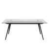 Monty Clear Glass Dining Table