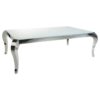 Moulin White Glass Coffee Table