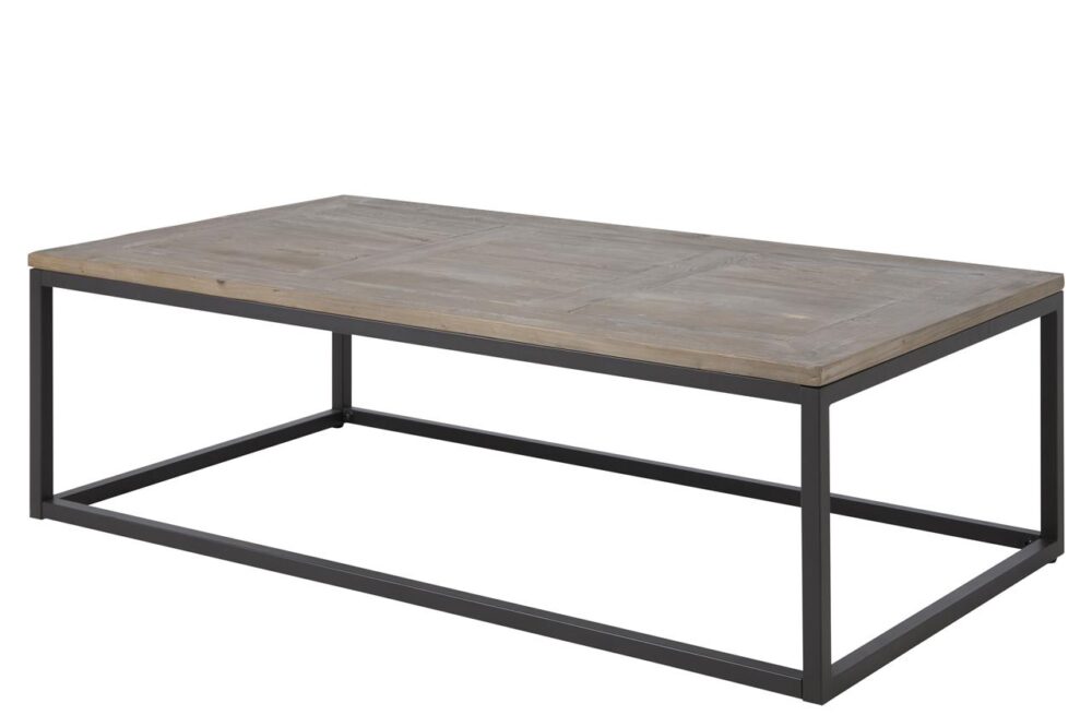 Rockwood Coffee Table Solid Wood & Metal 1