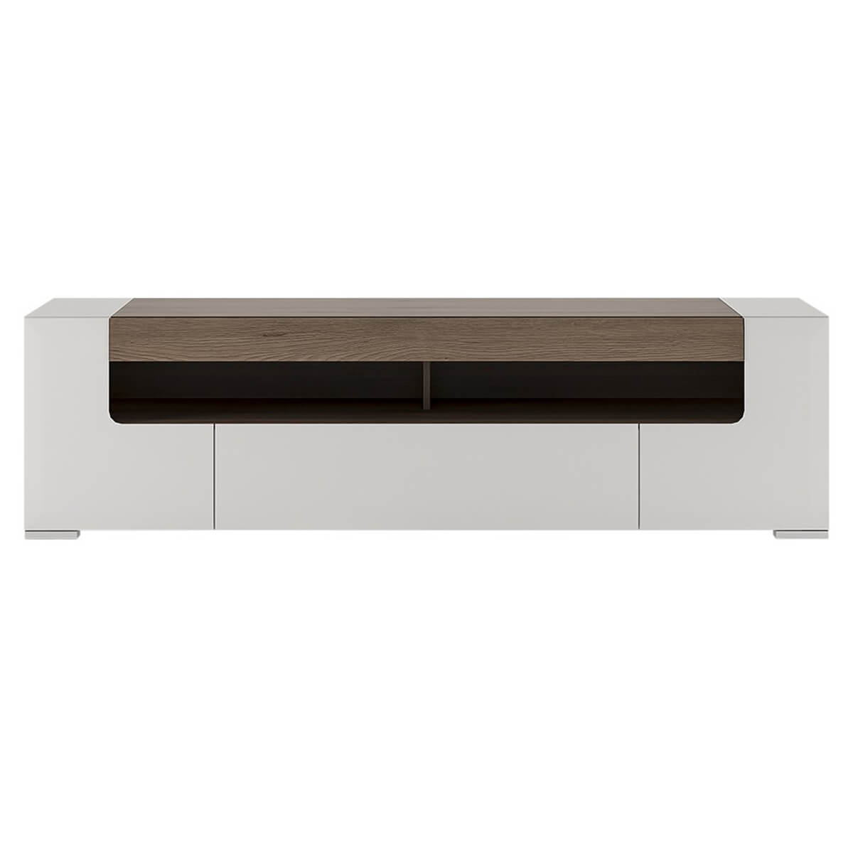 Laval Wide TV Unit 190cm White High Gloss