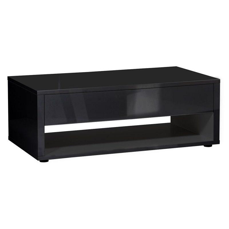 Urbana Black High Gloss Coffee Table 1 Drawer FADS