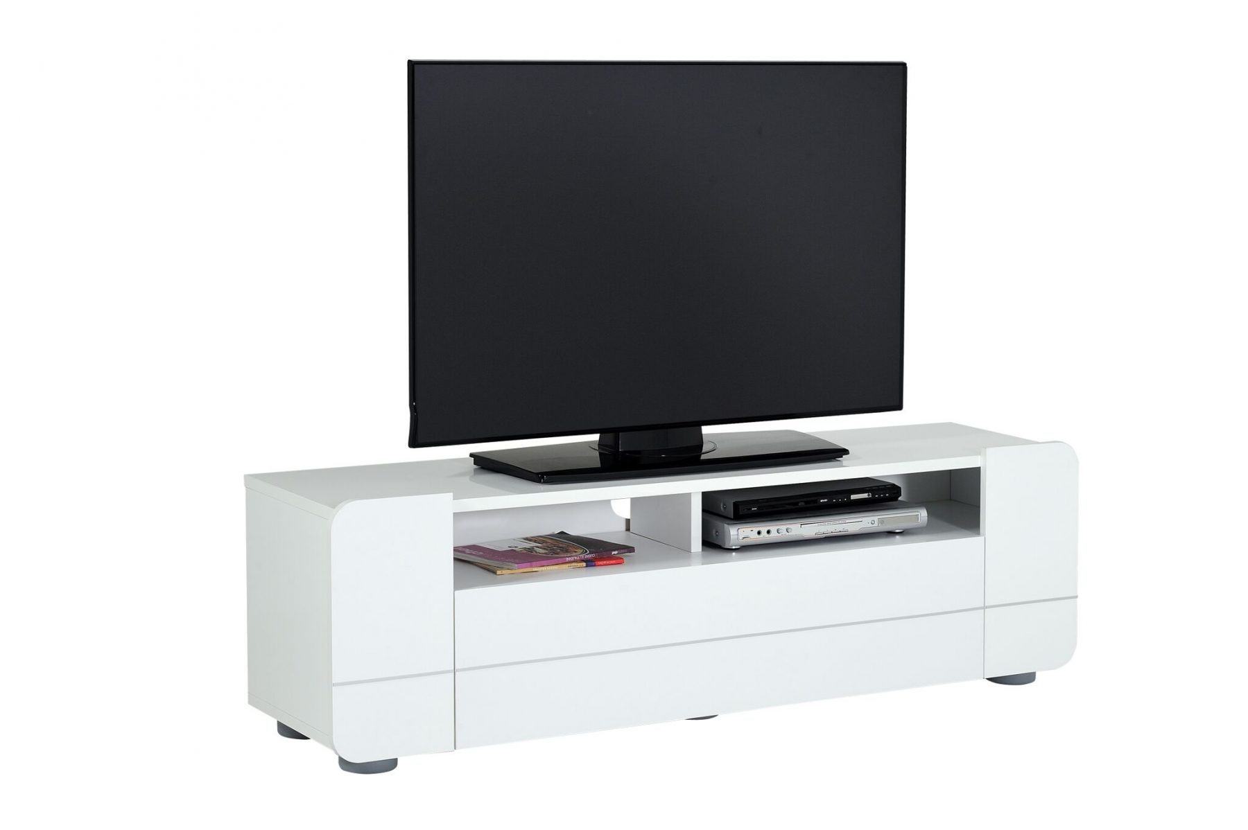 Bump TV Unit White Gloss Modern TV Unit FADS