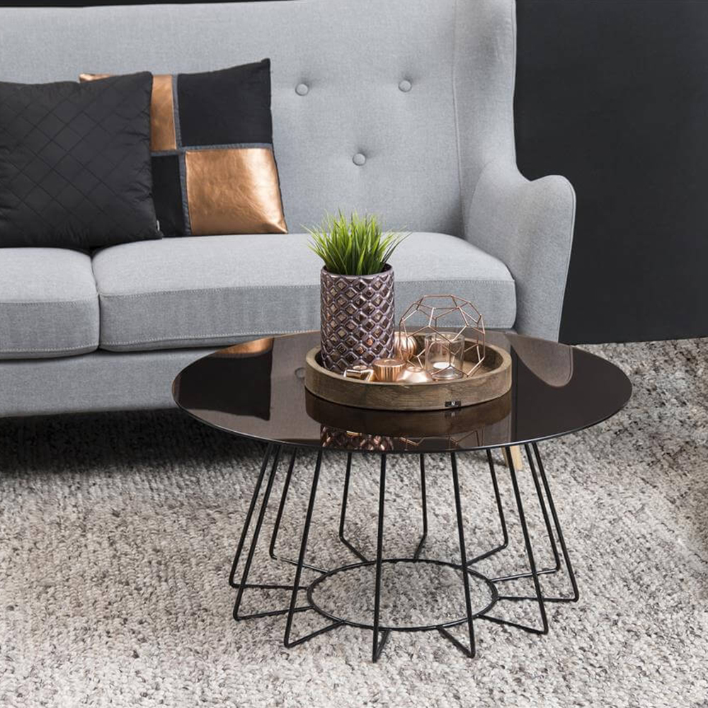Casia Bronze Glass Coffee Table Coffee Tables Fads Casia Bronze Glass Coffee Table Coffee Tables Fads