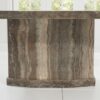 Rimini Brown Marble Dining Table 2