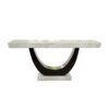 Sintra Cream & Black Marble Dining Table