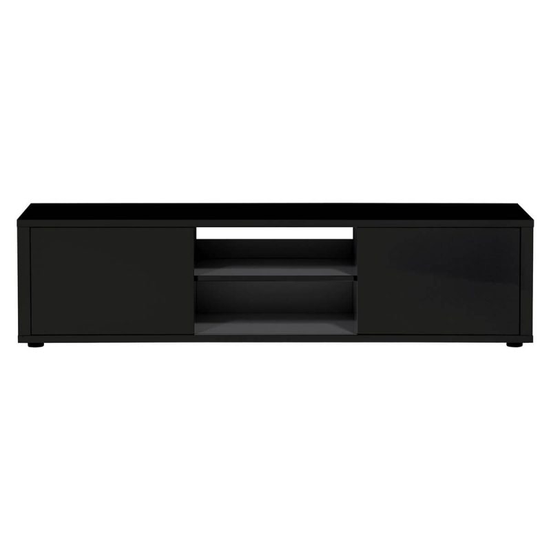 Urbana Black Gloss TV Unit Modern TV Stand FADS