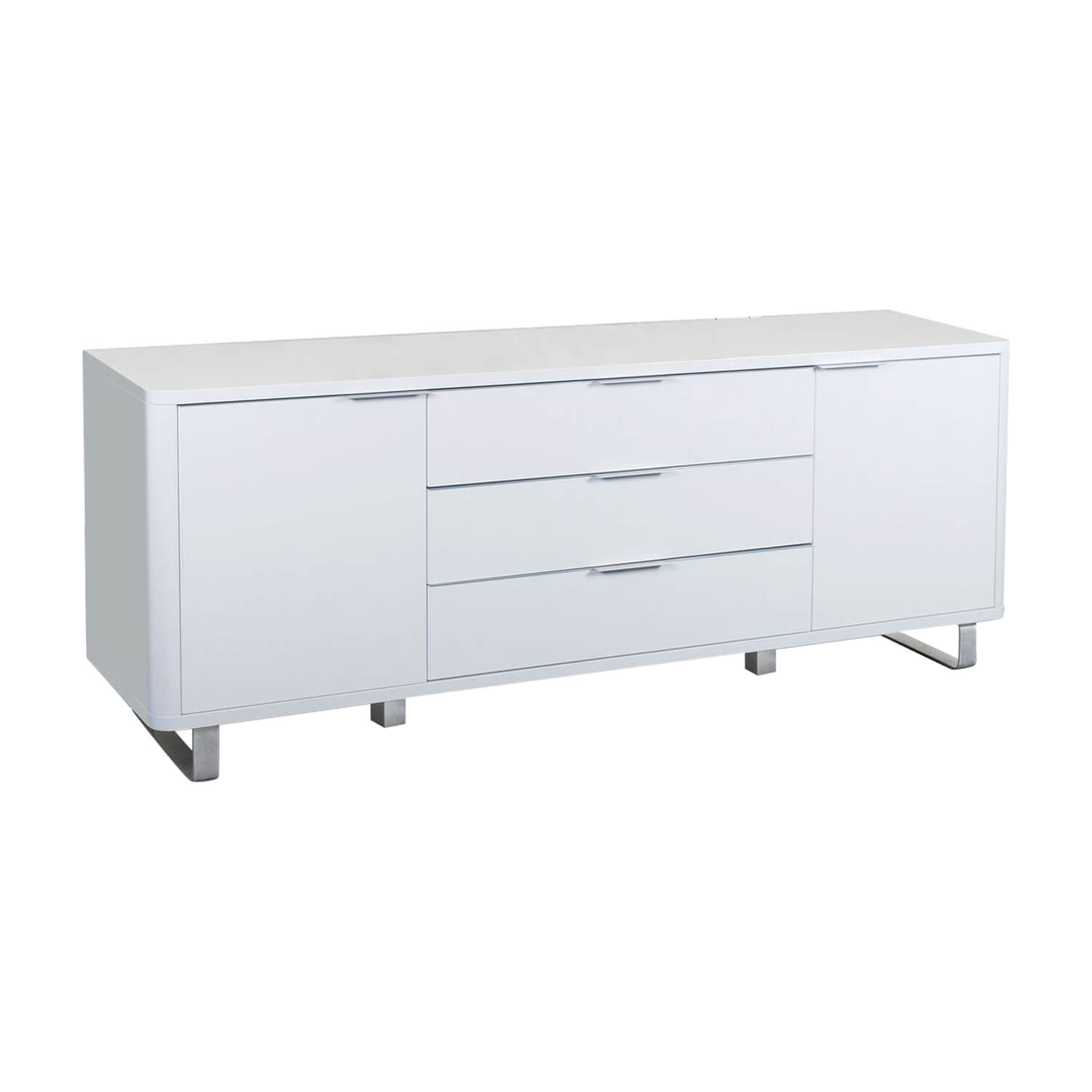 Accent Modern White Sideboard High Gloss | Dining ...
