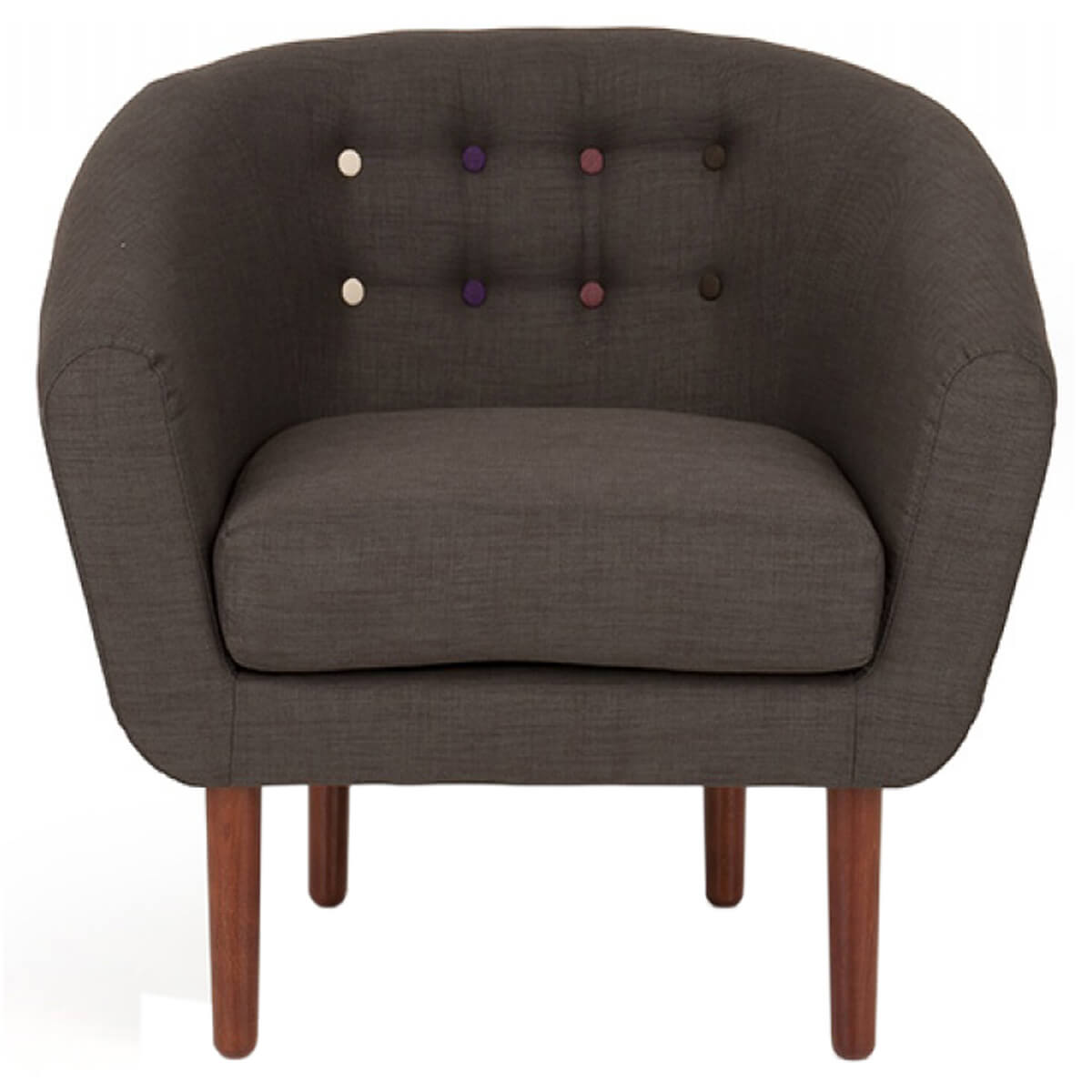 Anji Armchair Dark Grey