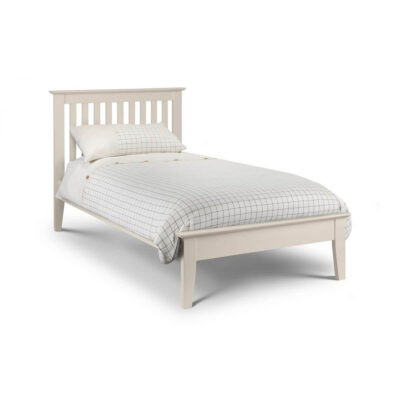 Boston Wooden White Bed 2