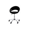Caspian Black Desk Chair Faux Leather