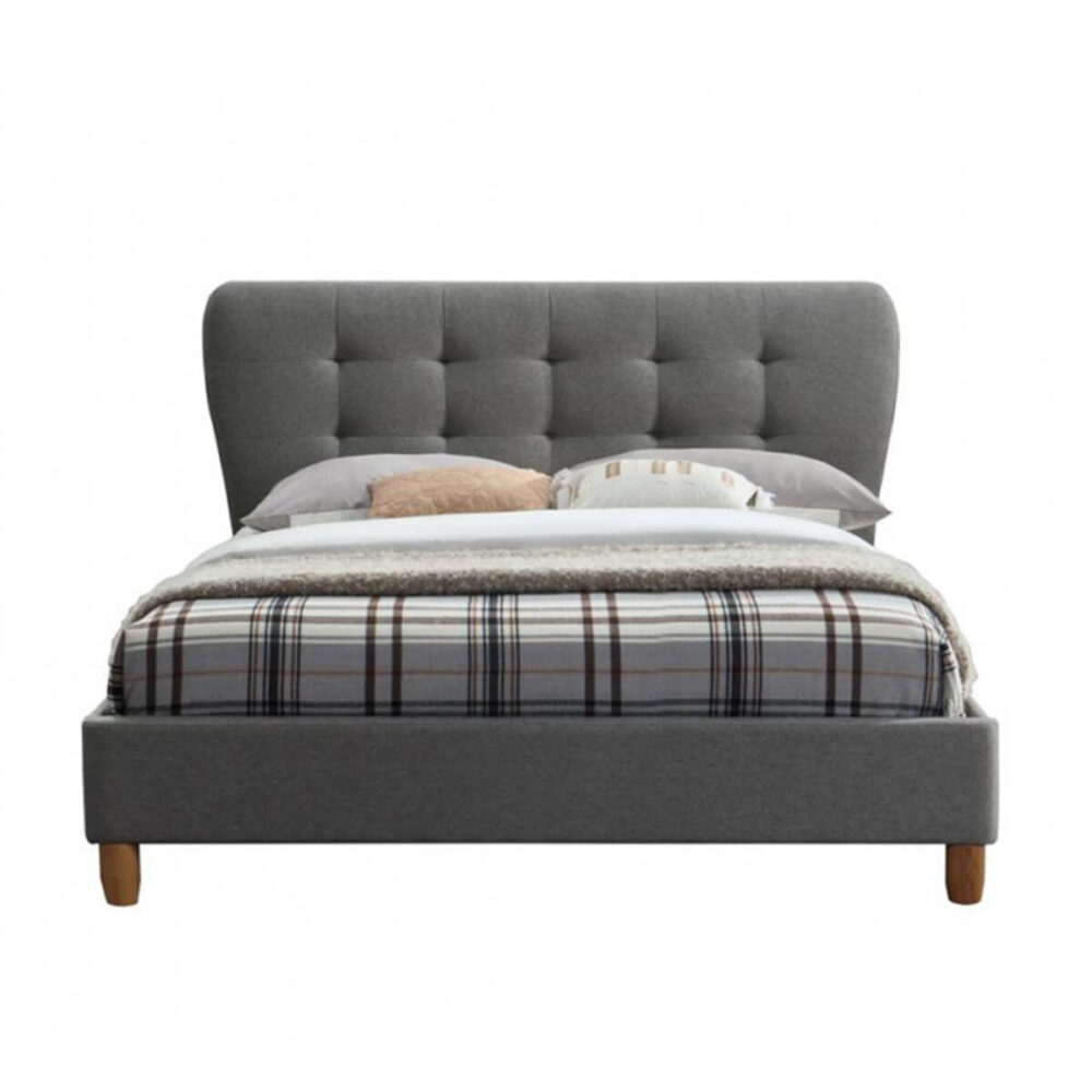 Cologne Fabric Bed Frame Grey