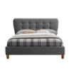 Cologne Fabric Bed Frame Grey