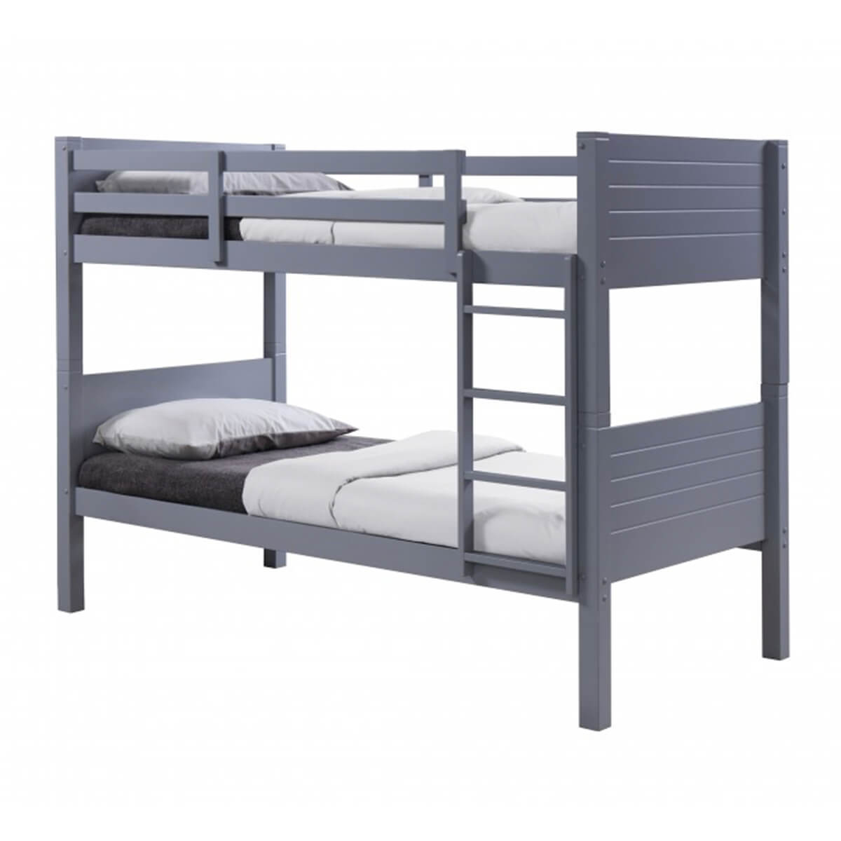 Dakota Wooden Grey Bunk Bed Beds Fads Dakota Wooden Bunk Bed