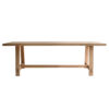 Narrative solid oak plank Table