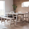 Narrative solid oak Dining Set With Bench