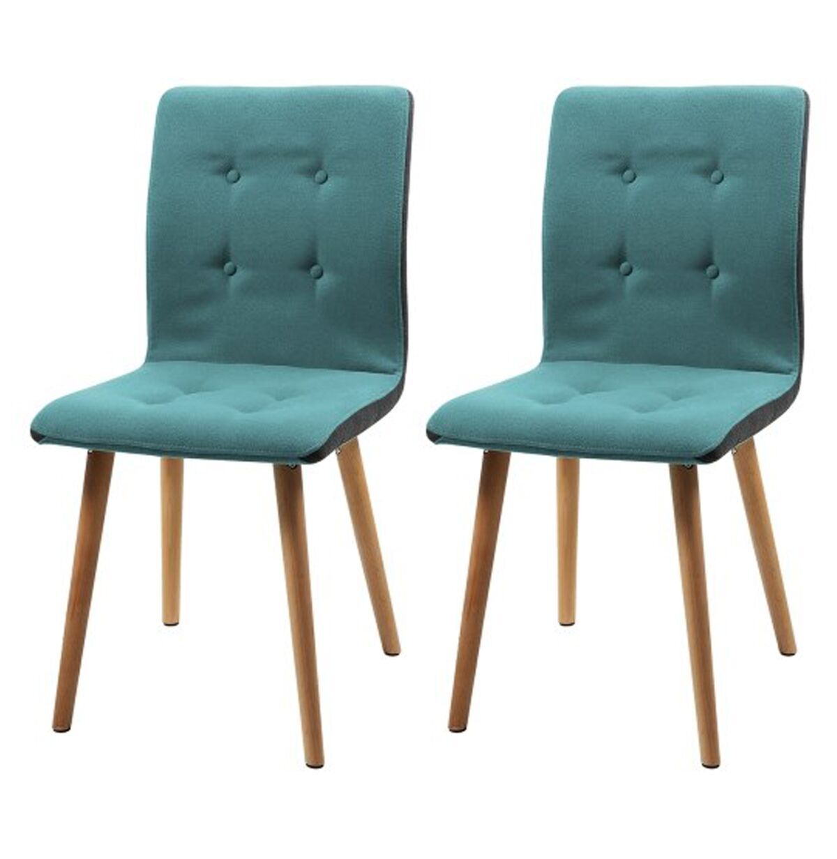 Frida Fabric Teal Dining Chairs | Dining Chairs | FADS