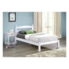 Halden Wooden Bed Frame White Gloss 9