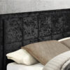 Hampshire Ottoman Bed Frame Crushed Velvet Black