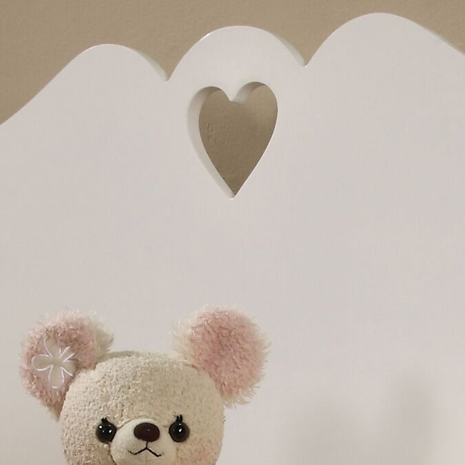 Holly White Wooden Single Bed Frame Children's Beds FADS