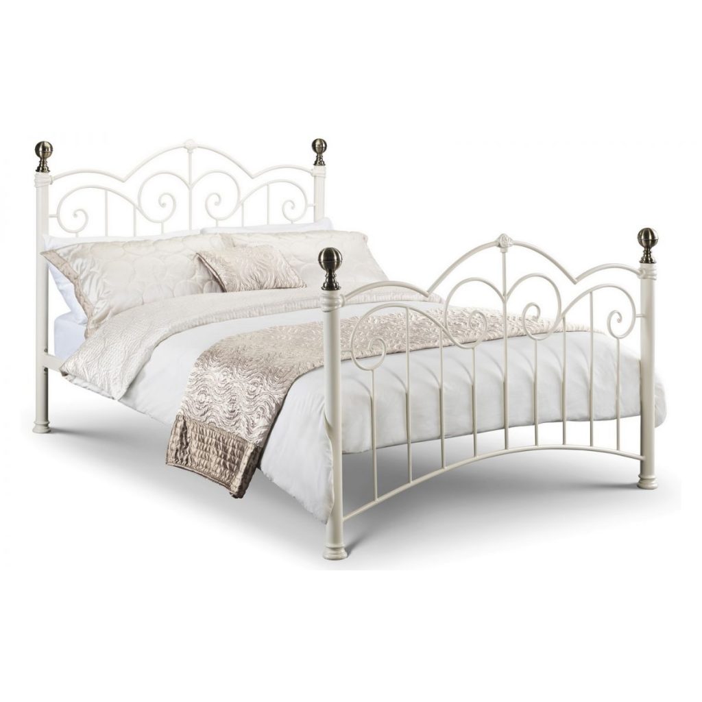 India Metal Stone White Bed Frame Metal Bed Frames FADS