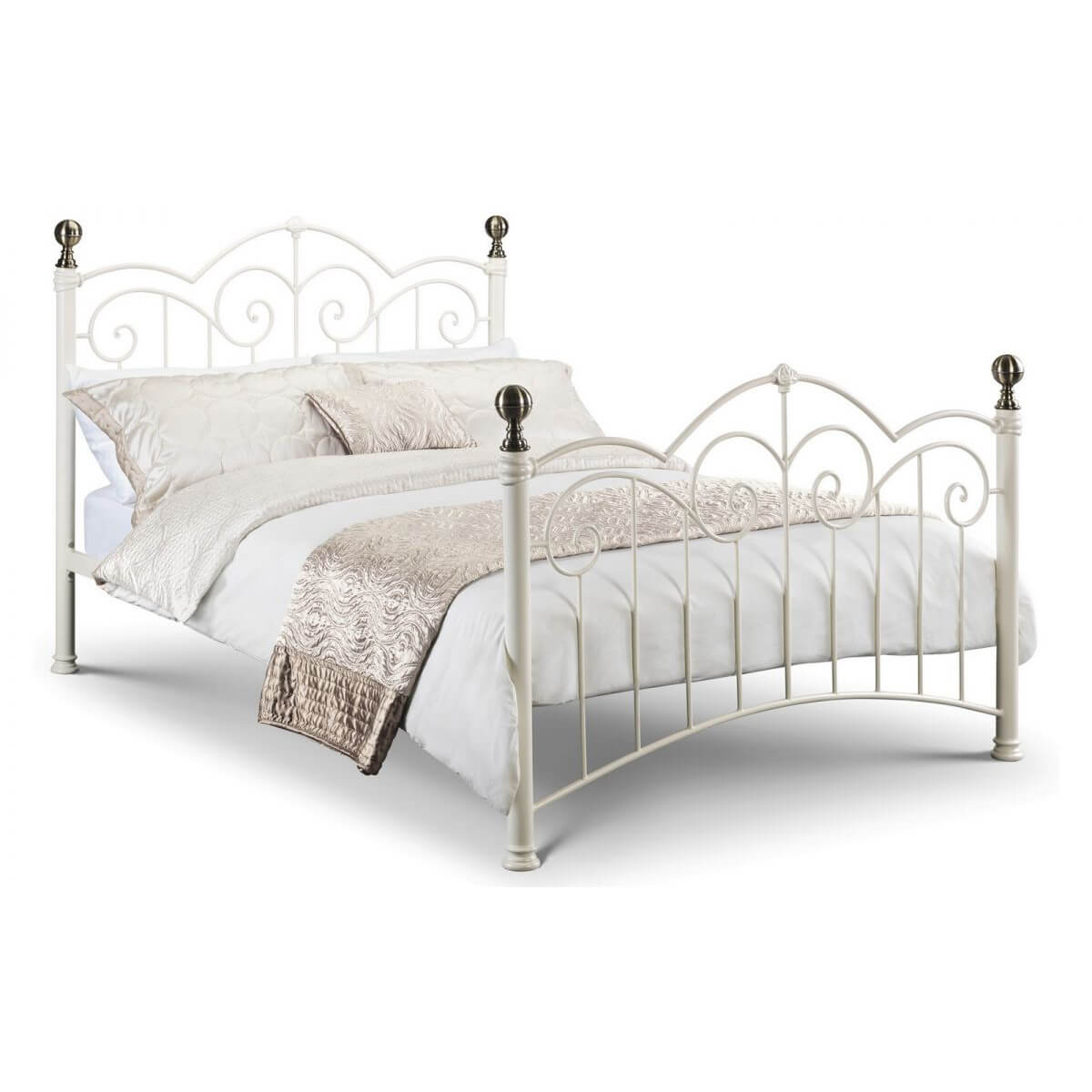 India Metal Stone White Bed Frame Metal Bed Frames Fads
