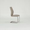 Irma Taupe Faux Leather Dining Chairs 1