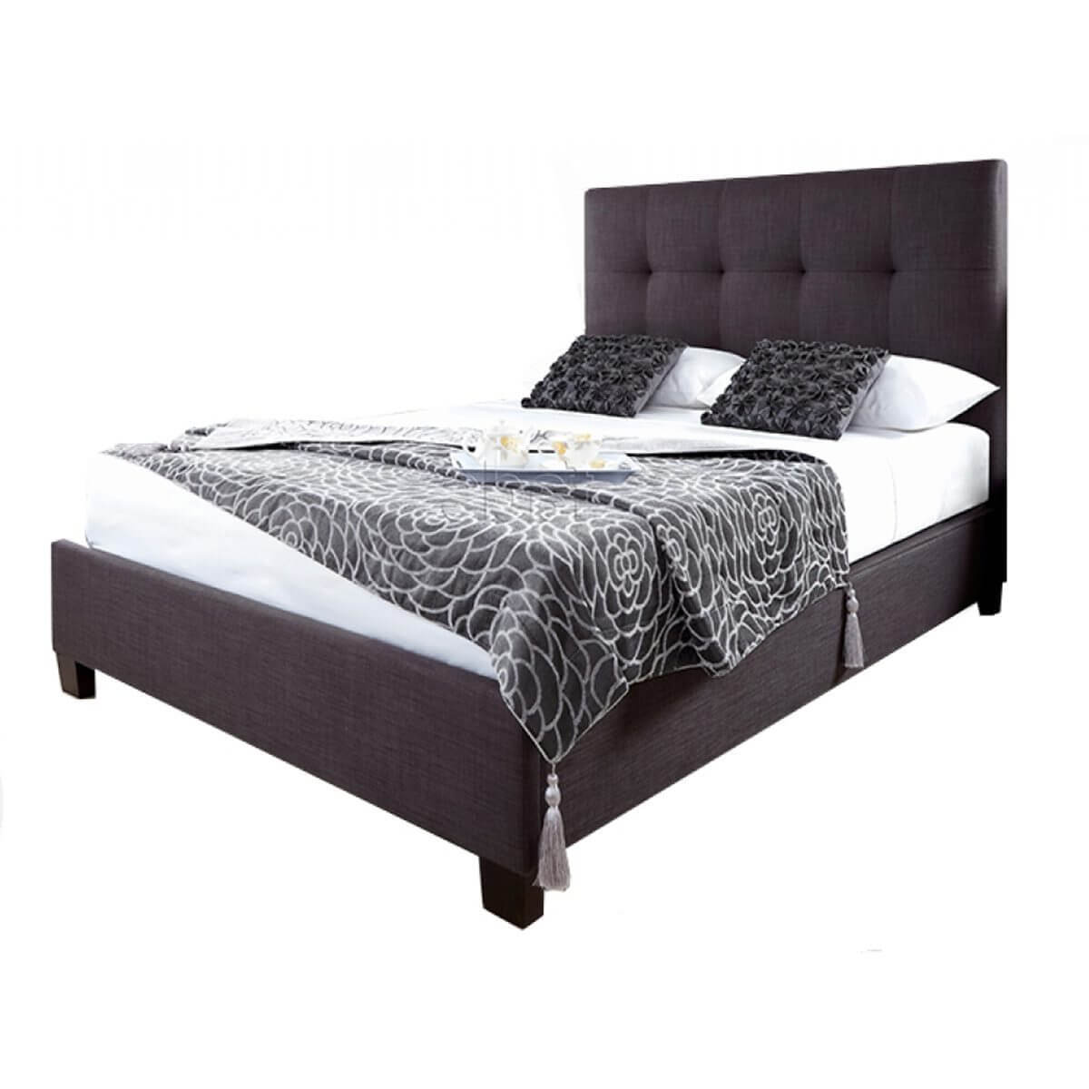 Buy Kaydian Walkworth Ottoman Bed Frame Fabric Slate Beds FADS
