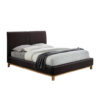 Kemi Bed Frame Brown Faux Leather 3