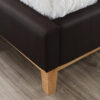 Kemi Bed Frame Brown Faux Leather 5