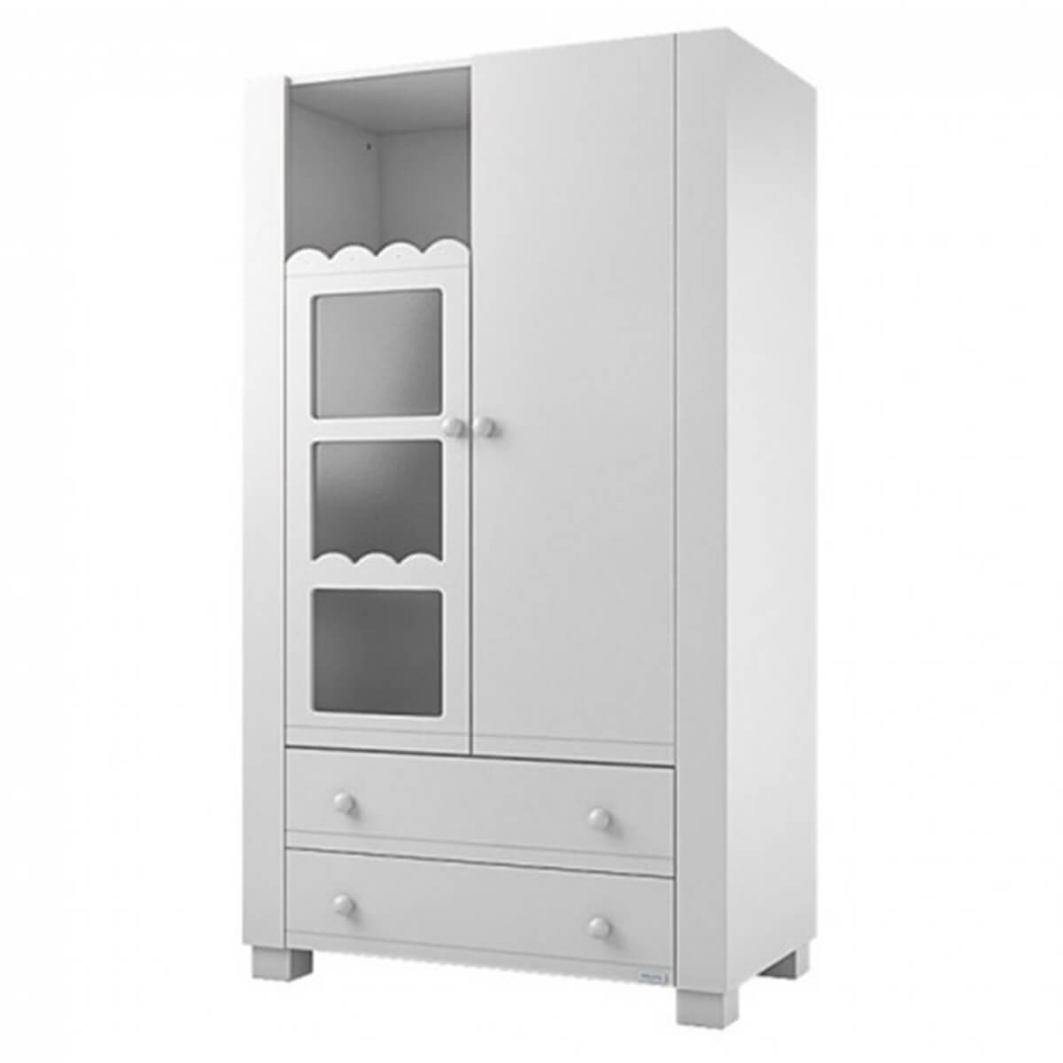 white nursery wardrobe