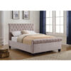 Lily Mink Chenille Fabric Bed 1
