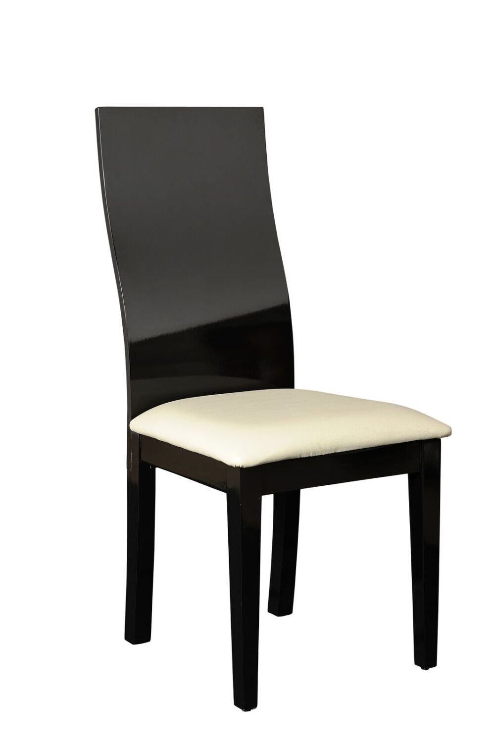 Logan Dining Set 4 to 6 Seater Black High Gloss Chair