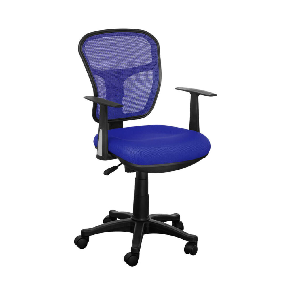 Luna Blue Mesh Office Chair