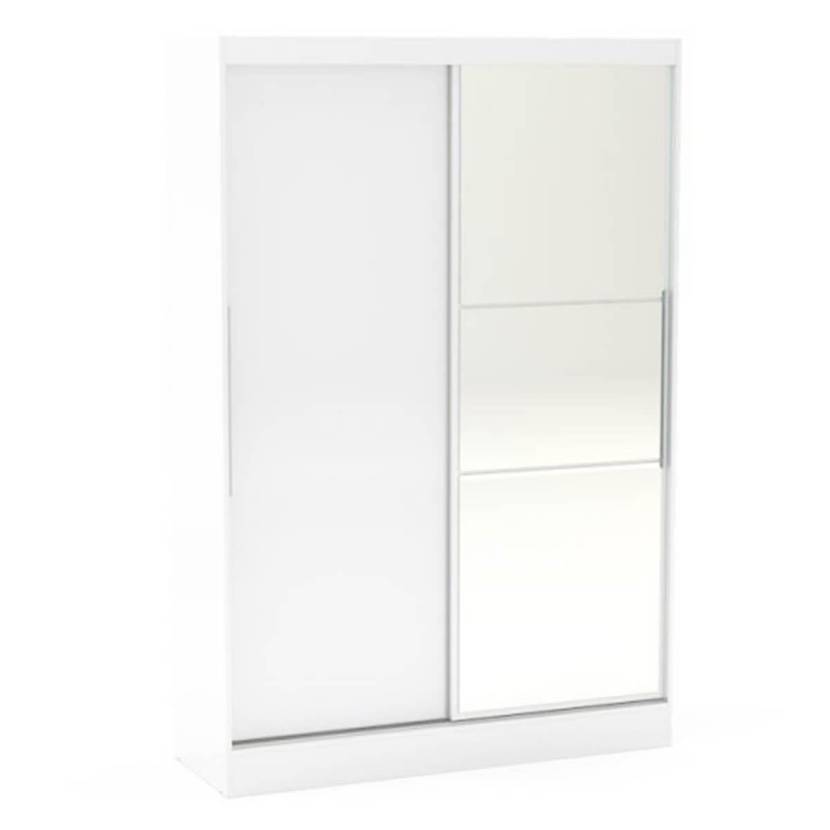 Lynx White High Gloss Wardrobe with Mirrored Sliding Door FADS