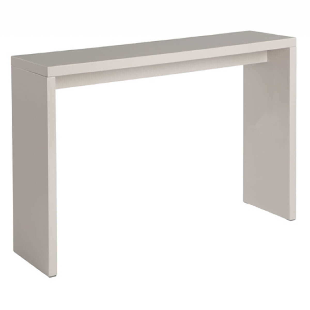 light grey console table