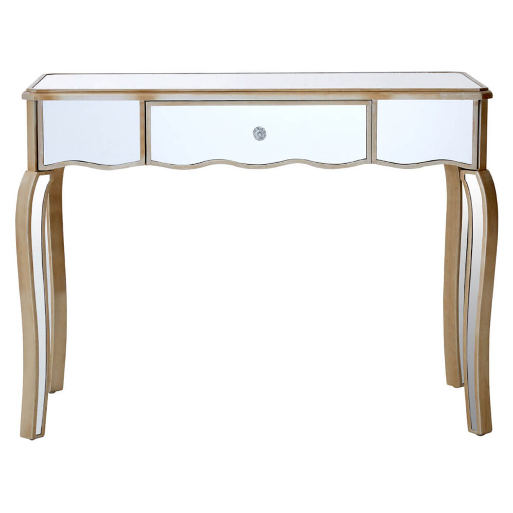 Marilyn Dressing Table 1 Drawer Mirrored