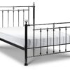 Marquis Black Metal Bed Frame with Crystals 1