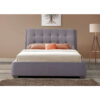 Mayfair Storage Drawer Bed Frame Textured Fabric Grey 3