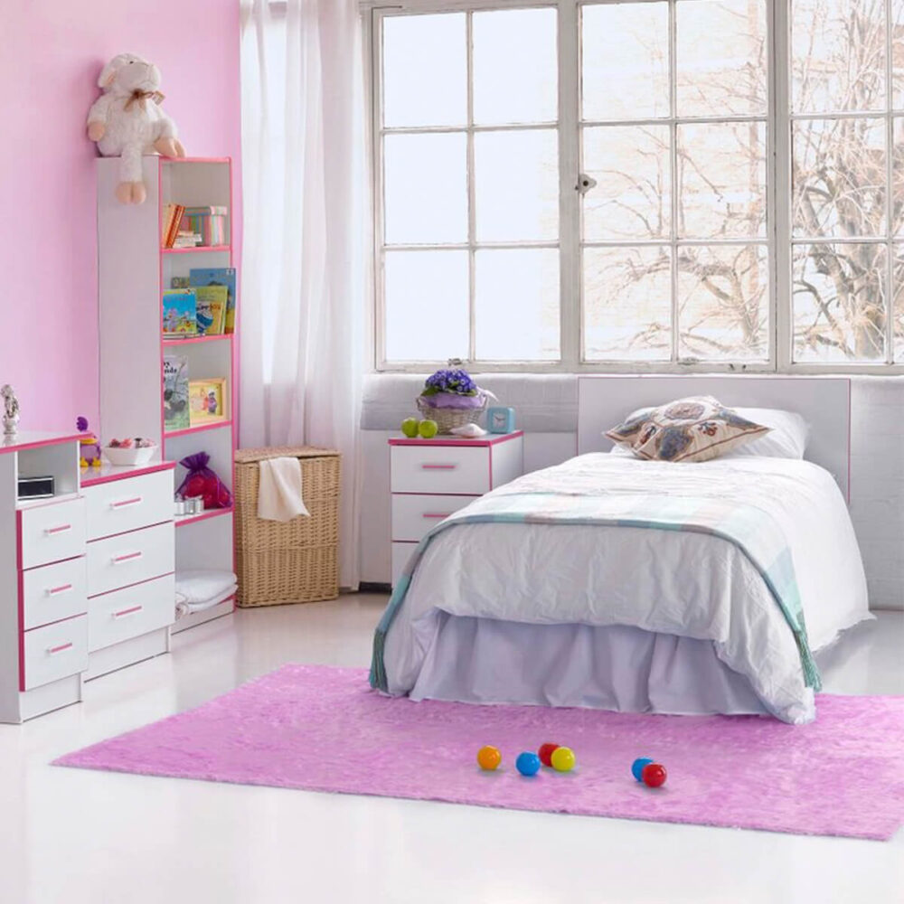 Modern Kiddi Pink Bedside 2