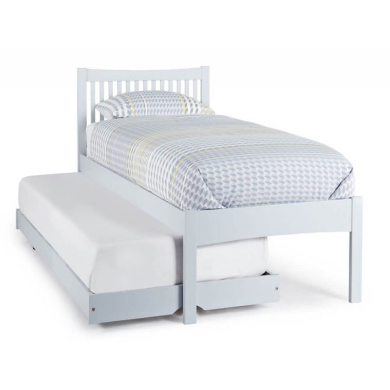 Mya Wooden Bed & Guest Bed Grey 1