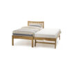 Mya Wooden Bed & Guest Bed Oak 1